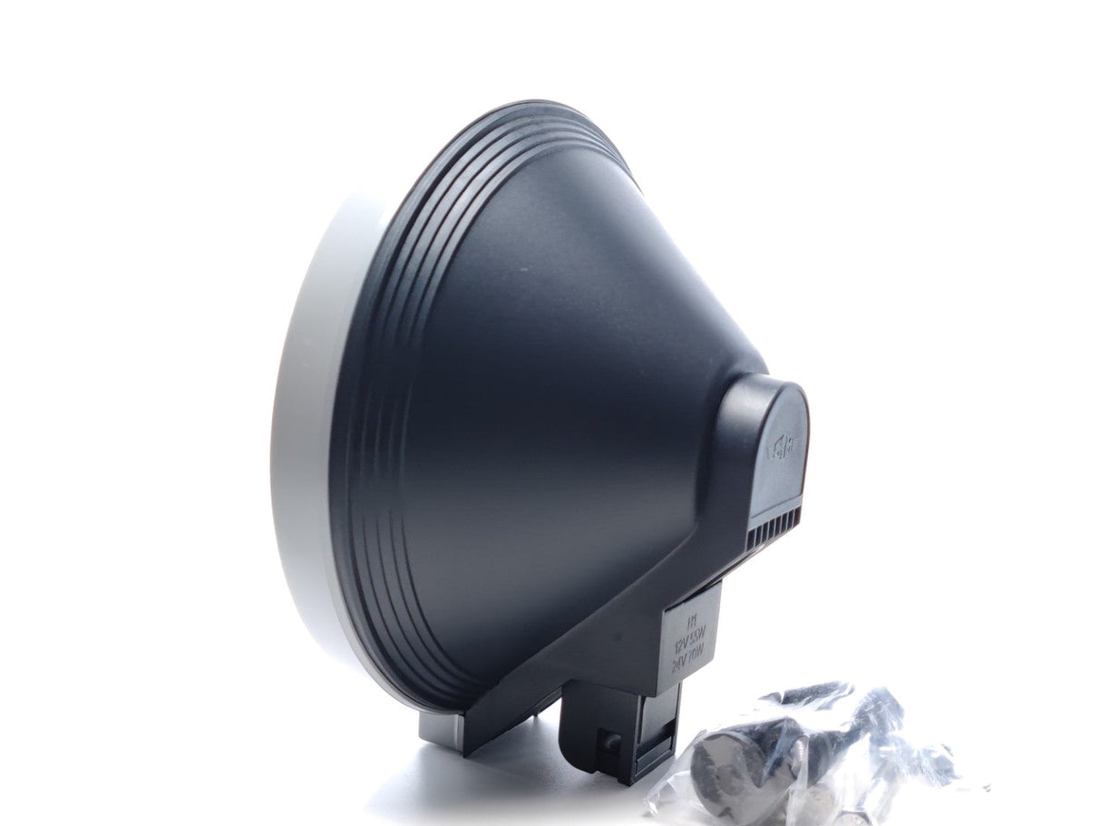 Round High Beam Spotlight with Blue Lens – 223mm