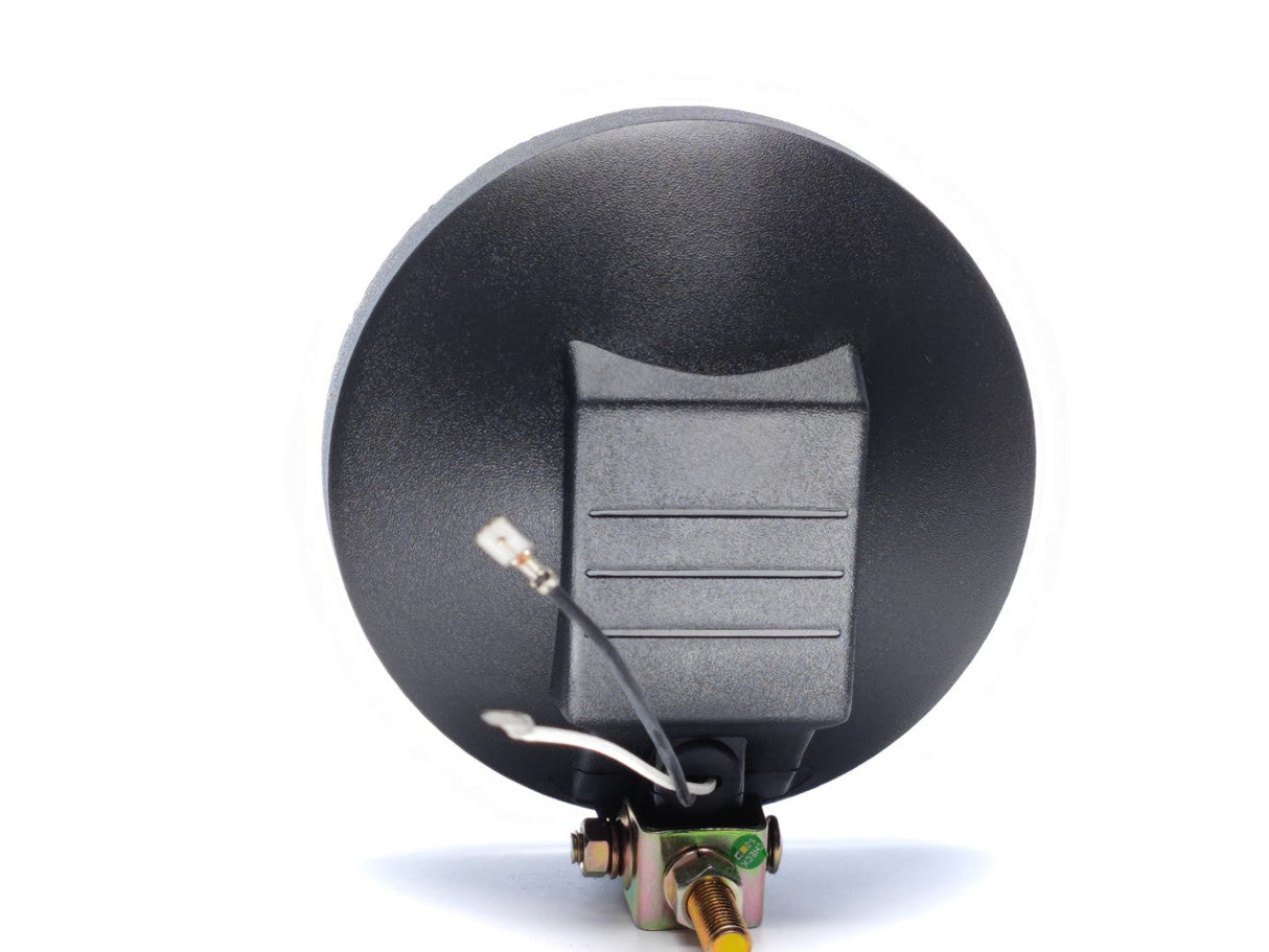 Faro largo alcance circular con lente blanca y bombilla H3 de 12V, 160 mm