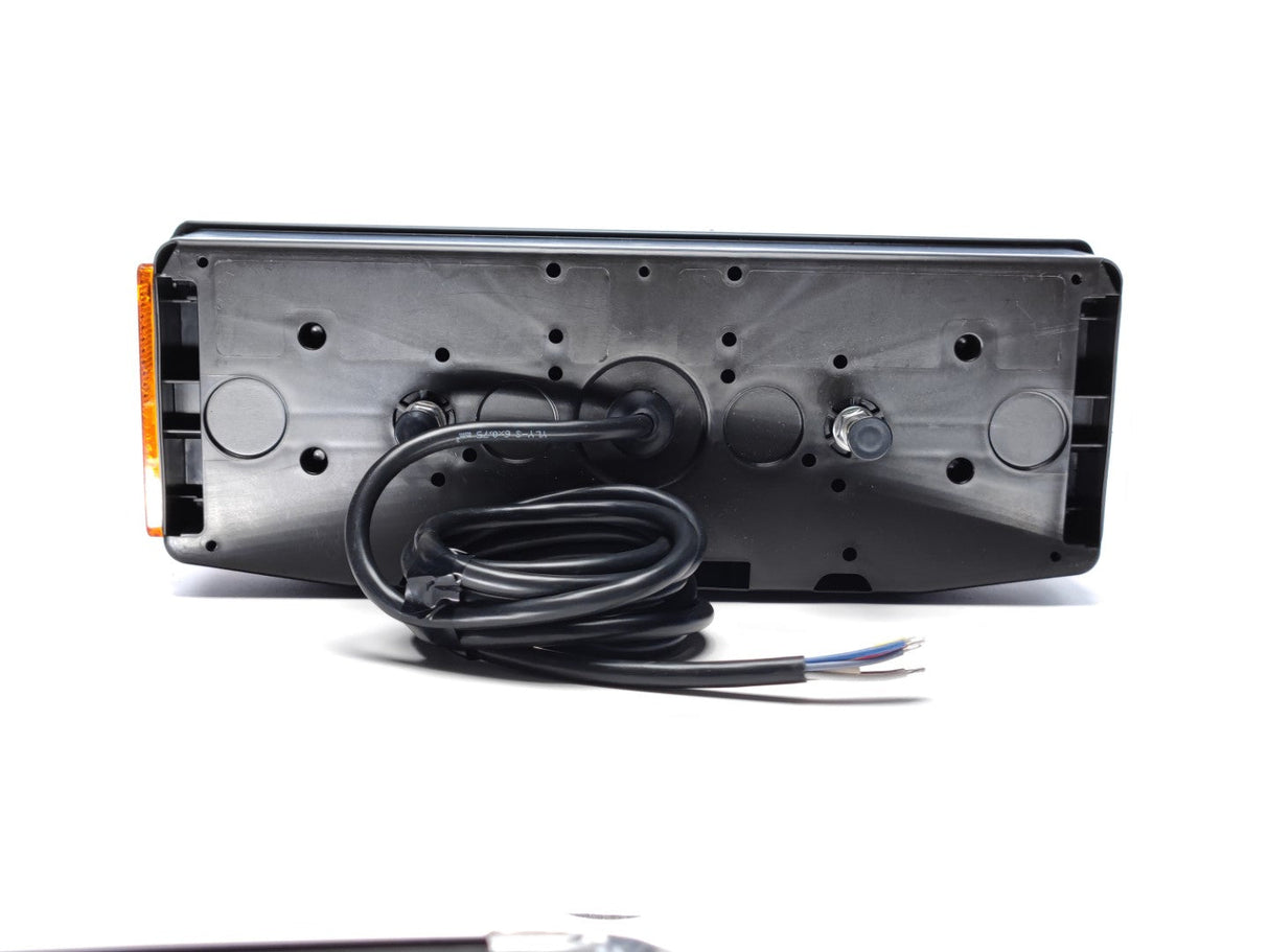 7-Function LED Rear Light with Hexagonal Reflector