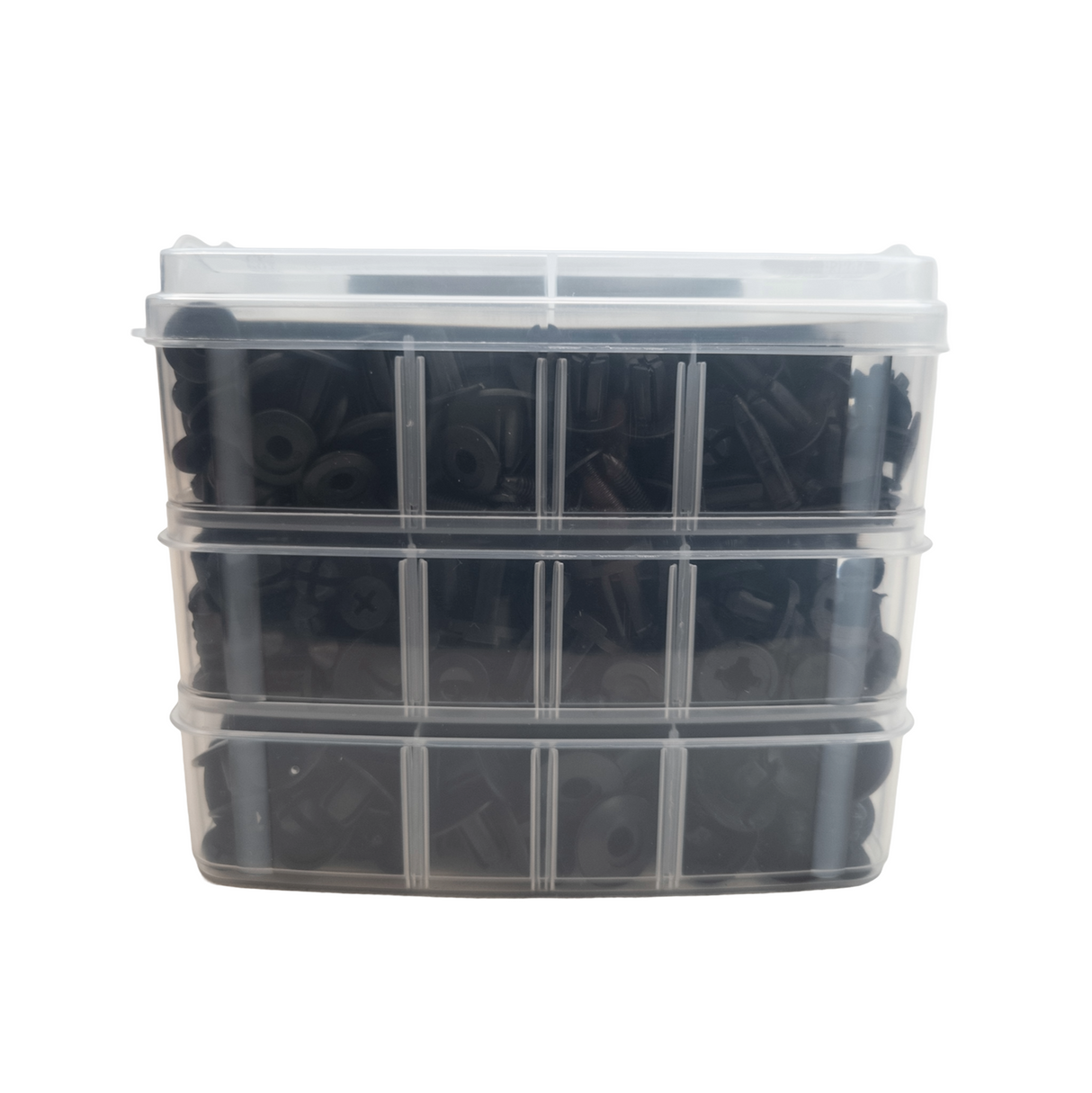 Plastic Fastener Set – 16 Types, 625 pcs