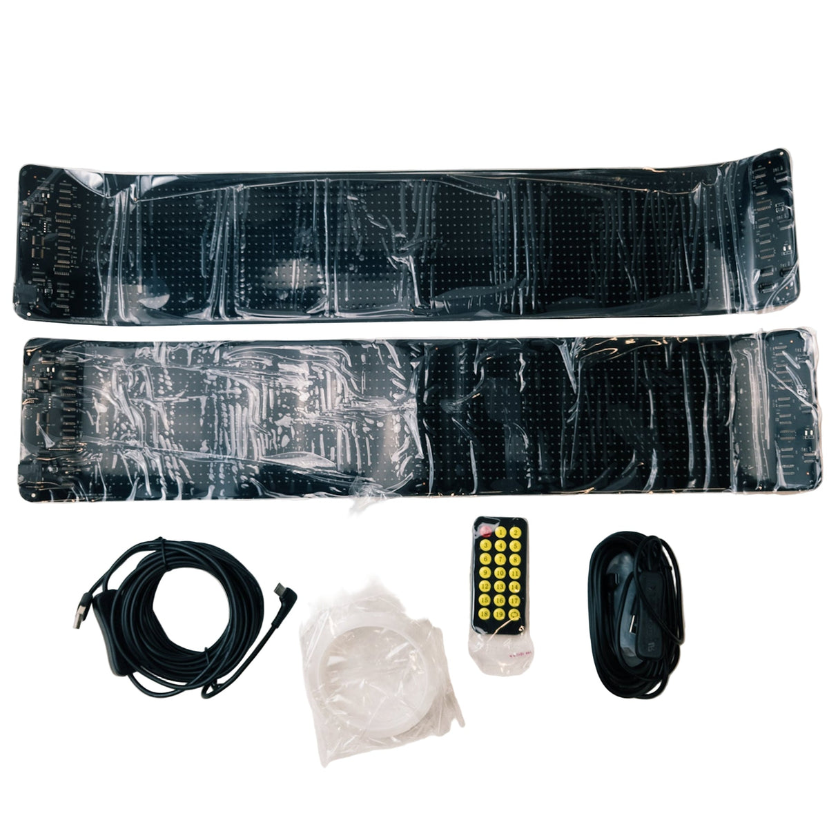 LED Eye Display Set with Remote, 12V, 590x120mm