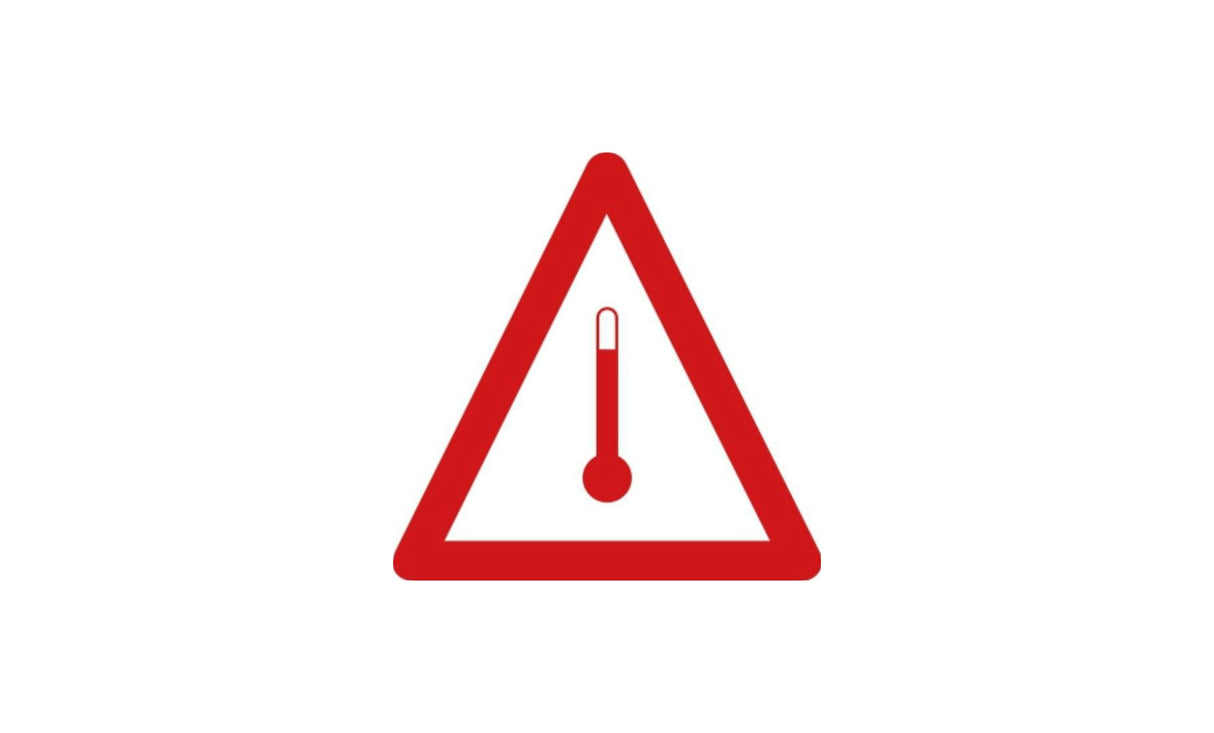 ADR High Temperature Material Sticker