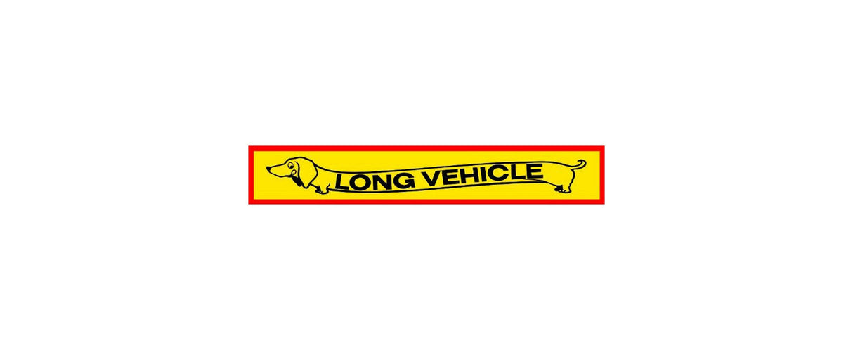 Long Vehicle Sticker – Dachshund Edition