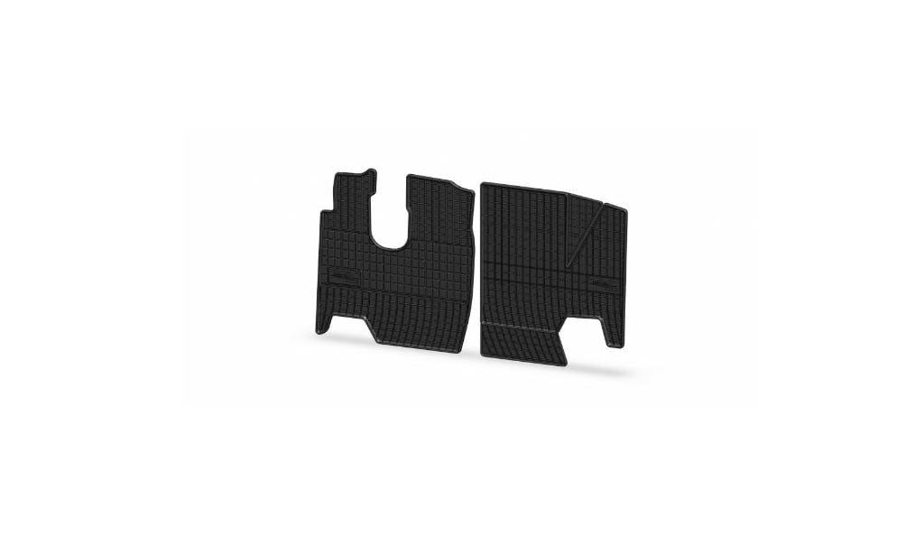 Custom-Fit Rubber Floor Mats for Mercedes Trucks