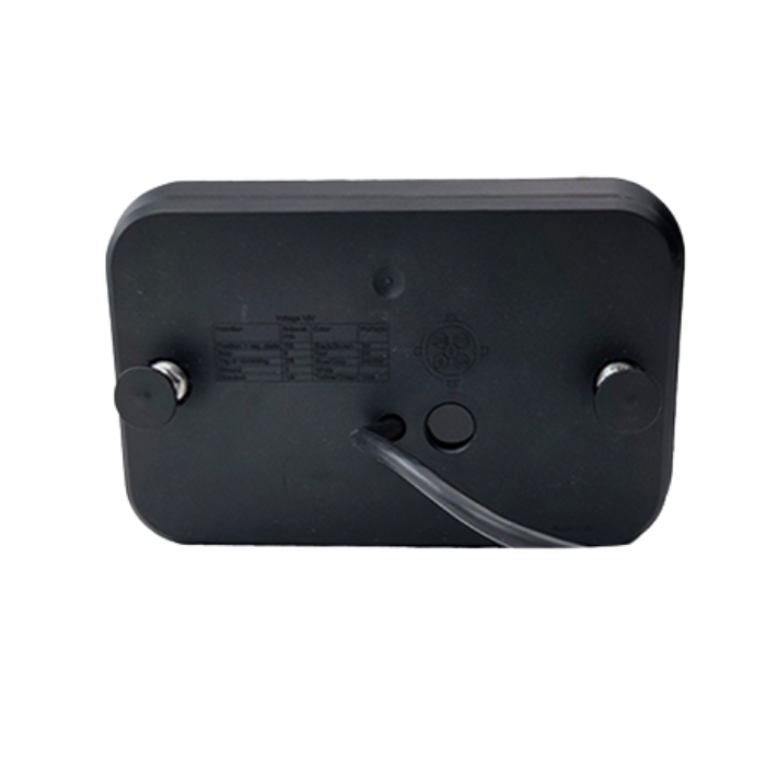 LED Rear Light with 5 Functions and Triangle Reflector, 12V