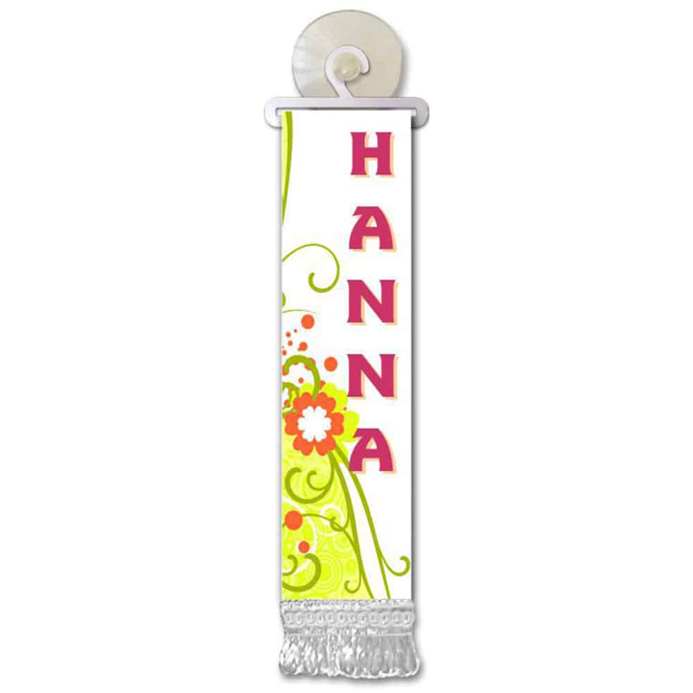 Mini Flag with Name F-L