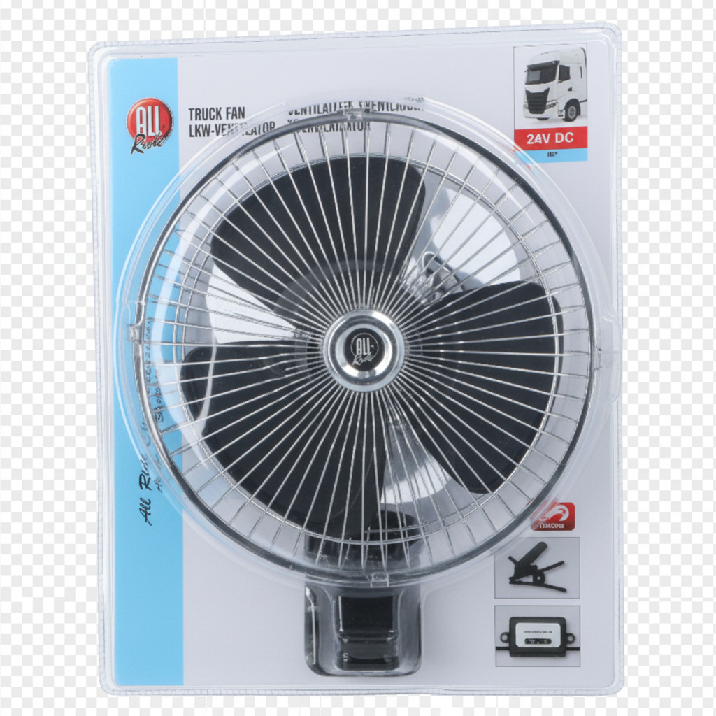24V ventilátor s klipom, 10"