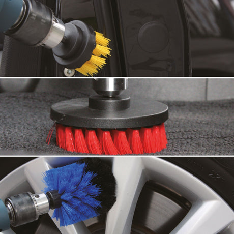 Sada čistiacich kefiek na vŕtačku – 3 kusy