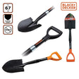Pelle de jardin Black+Decker 67 cm – Compacte et polyvalente