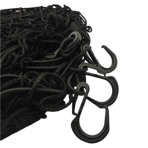 3-Compartment Trunk Organizer Net – Black