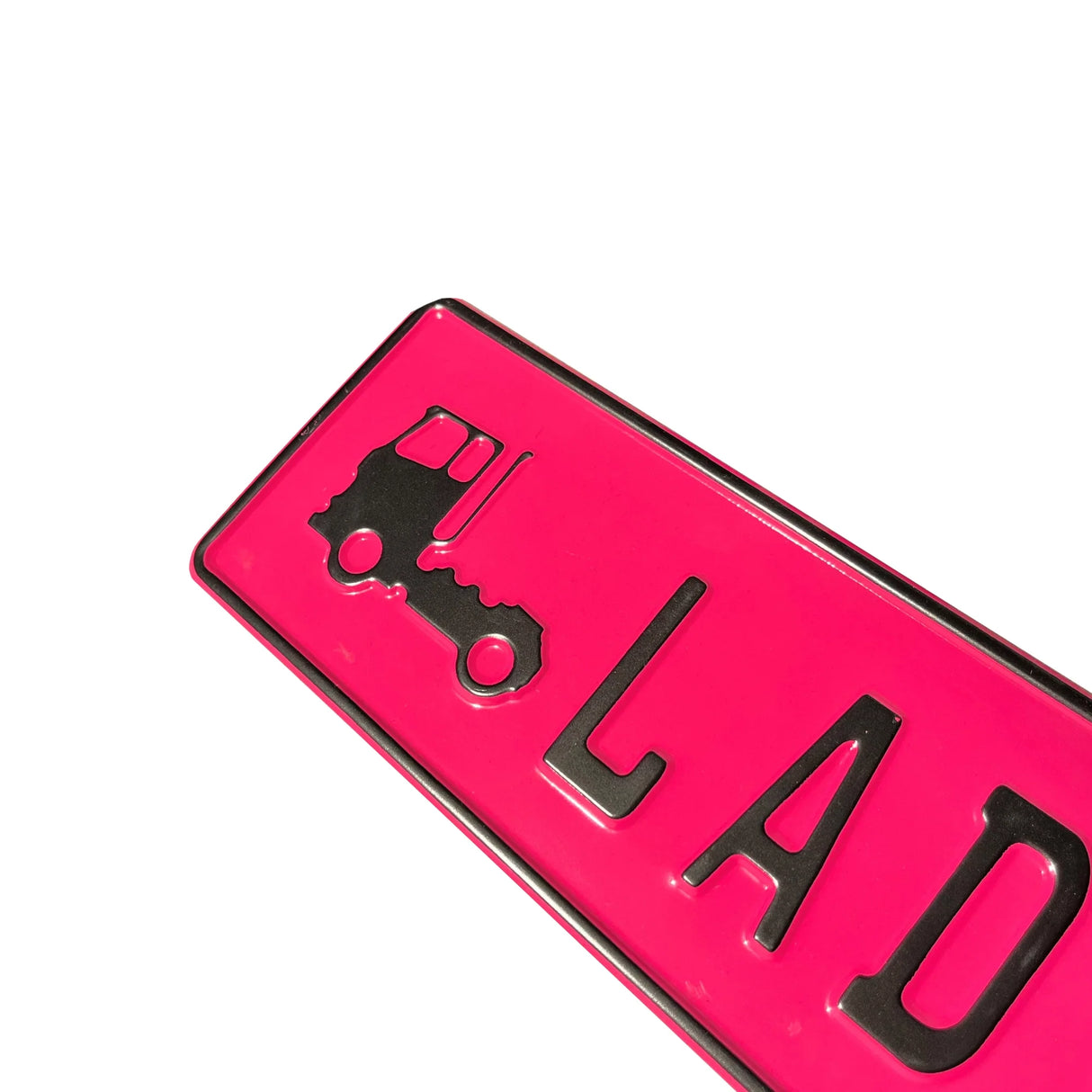 Custom Embossed Nameplate