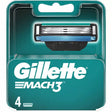 Recharges de lames Gillette Mach3 – Pack de 4