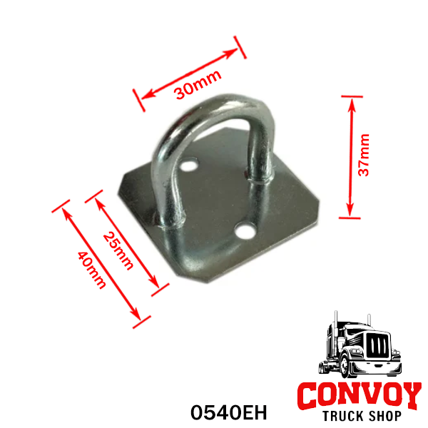 Flat Semi-Circular Tarp Tie-Down