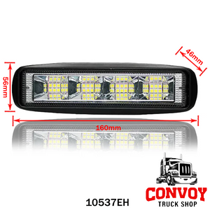 LED Work Light Rounded Flood Beam 12/24V