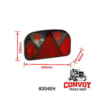 Aspöck Multipoint II Trailer Lamp Lens