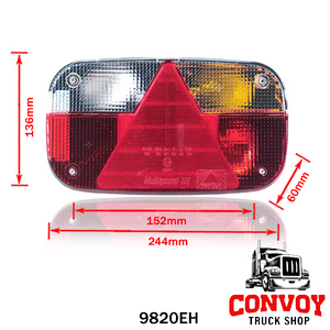 Multipoint III 12V Trailer Lamp Aspöck