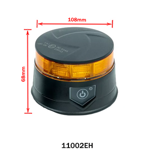 Yellow Flashing Warning Light BLACK EDITION