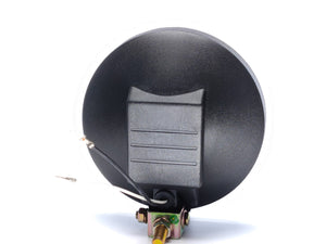 Faro largo alcance circular con lente blanca y bombilla H3 de 12V, 160 mm