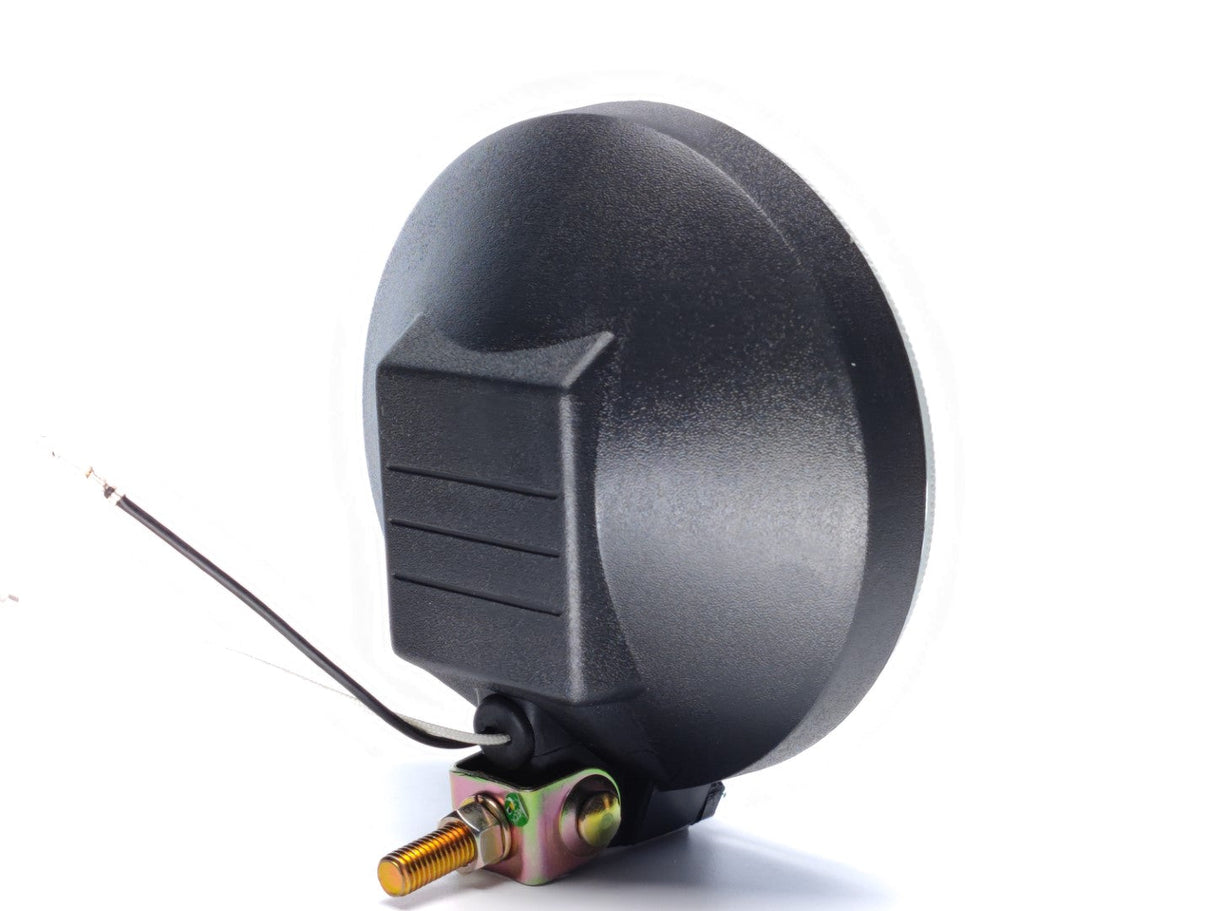 Faro largo alcance circular con lente blanca y bombilla H3 de 12V, 160 mm