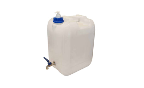 Water Container with Metal Tap and Soap Dispenser