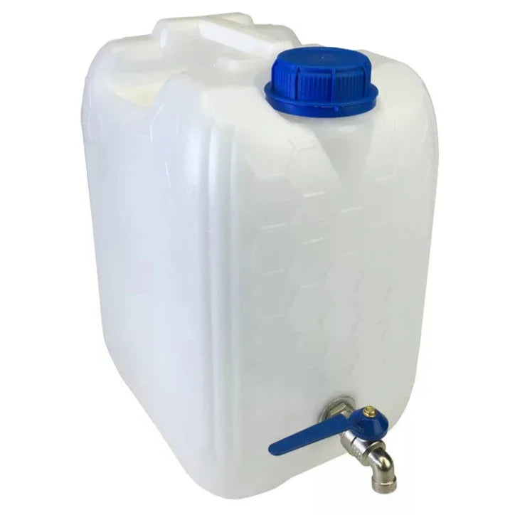 Plastic Dispenser Canister with Metal Tap