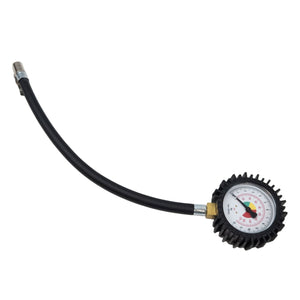 Tire Pressure Gauge with Hose, Up to 12 Bar