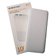 Power bank bianco da 10.000 mAh