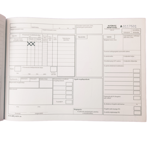 Bus Logbook DGJ42/V 2-Part Form