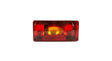 Universal Rear Left 5-Function Oval Tail Light with Fog, Prism & License Plate Illumination