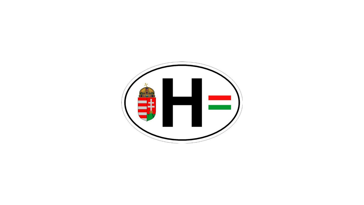 Hungary Crest 'H' Sticker