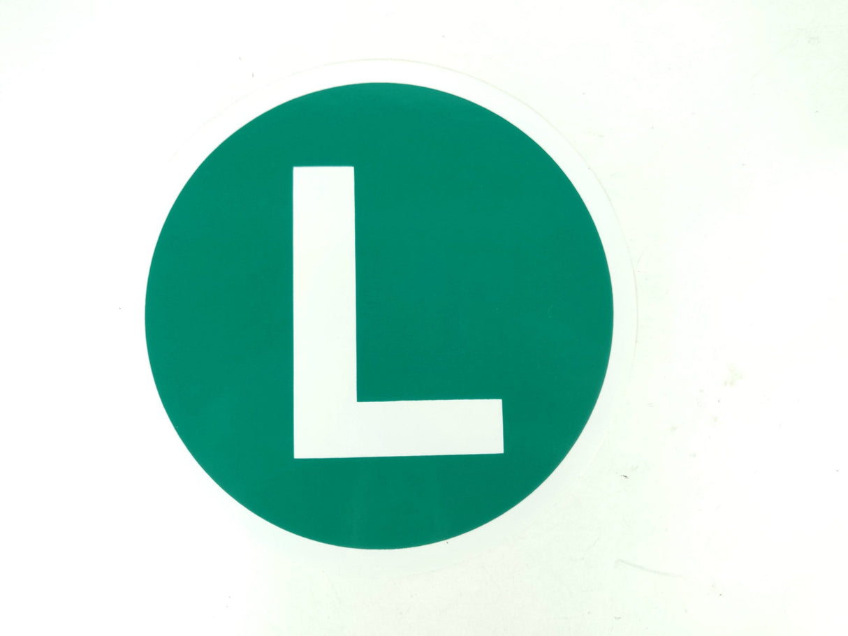L Sticker /Silent Vehicle/
