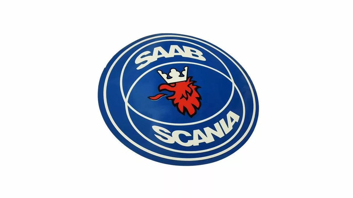 Scania Retro Round Sticker 22cm