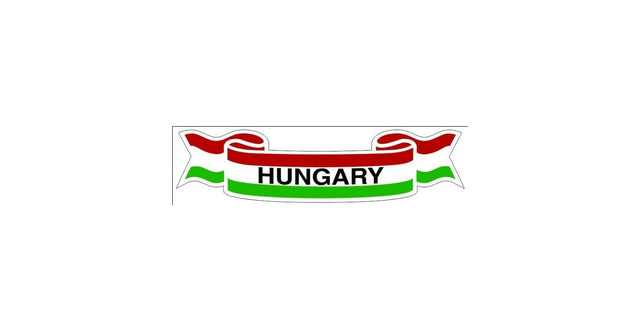 Hungary Wimpel Sticker