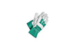 Gants de travail en cuir — taille 12 extra large (vert)