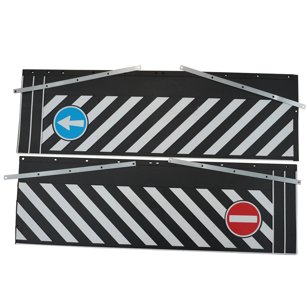Mud Flap Rubber Apron Set for Left and Right Side, Adjustable 2400-2200 mm