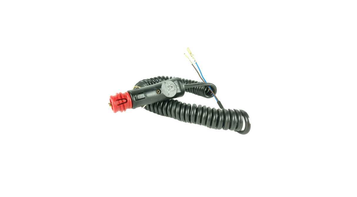 Cigarette Lighter and Work Lamp Plug with Spiral Cable