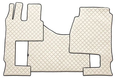 Quilted Faux Leather Floor Mat for Mercedes-Benz Actros MP4 – Folding Passenger Seat