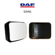 Specchio Angolare per DAF 220x170 mm – Disponibile Riscaldato o Standard