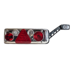 Rear Lamp for Kögel with Triangular Reflector and LED Rubber Lamp