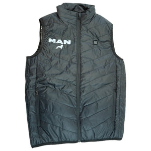 Heated Vest with Truck Brand Logo – 3 Heat Levels