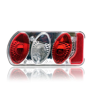 Universal Rear Lamp Clear 5-Function with Reflector