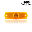 Oval Amber Position Lamp 126x38mm for Bus