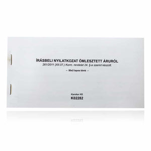 Bulk Goods Transport Declaration Form